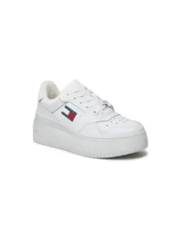 Weiße Tommy Hilfiger Jeans Sneaker