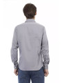 Shirts Chic Gray Slim Fit Designer Shirt 190,00 € 2000049161388 | Planet-Deluxe