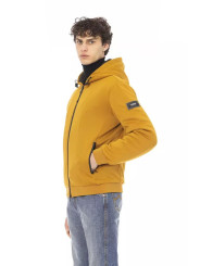 Jackets Elegant Yellow Short Hooded Jacket 390,00 € 2000049084168 | Planet-Deluxe