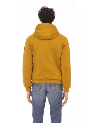 Jackets Elegant Yellow Short Hooded Jacket 390,00 € 2000049084168 | Planet-Deluxe