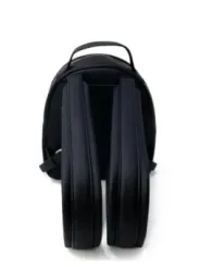 Schwarzer Love Moschino Rucksack hinten