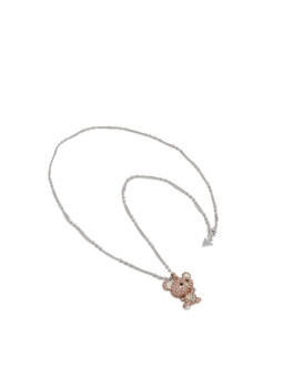 Zarte Halskette mit Teddybär-Anhänger