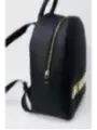 Schwarzer Love Moschino Leder Rucksack