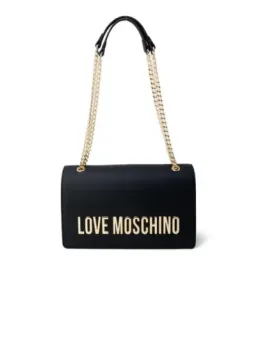 Love Moschino goldene Lederhandtasche