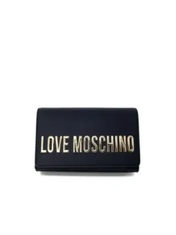 Schwarze Love Moschino Clutch Tasche