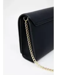 Schwarze Love Moschino Umhängetasche Gold