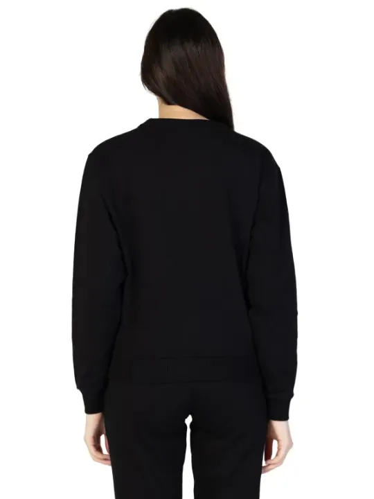 Schwarzes Moschino Langarm-Rollkragenoberteil