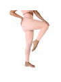 Rosa Sportbekleidung Frau Yoga Pose
