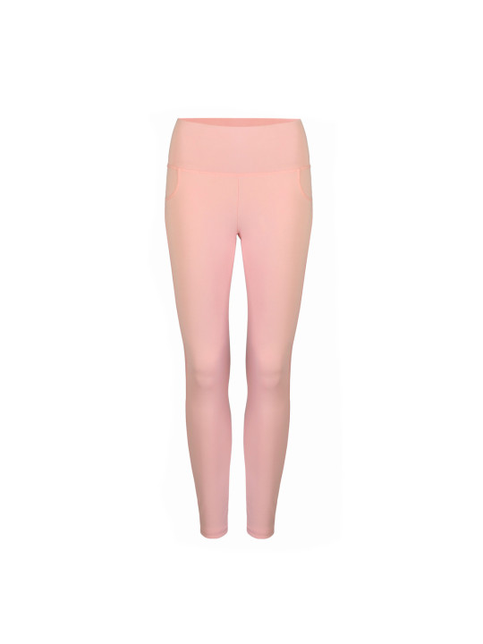 Rosa Leggings mit hohem Bund