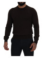 Sweaters Elegant Cashmere Crew Neck Sweater 800,00 € 8054802823826 | Planet-Deluxe