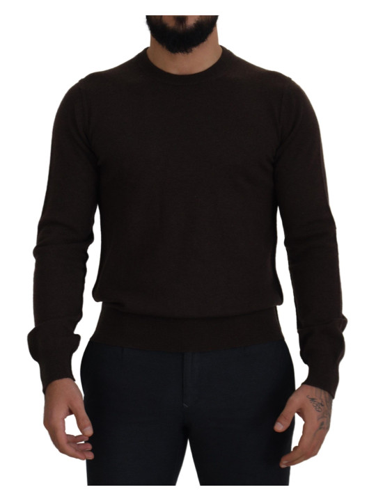 Sweaters Elegant Cashmere Crew Neck Sweater 800,00 € 8054802823826 | Planet-Deluxe