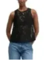 Schwarze Spitze, Jeans, Desigual Top