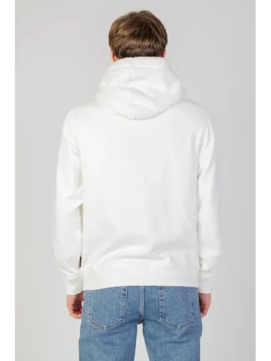 Weißer Boss Hoodie lässiger Stil