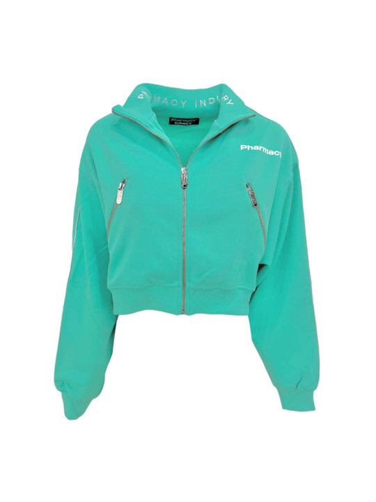 Sweaters Chic Full Zip Green Suit Jacket 300,00 € 8059975497997 | Planet-Deluxe