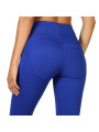 Dunkle Indigo-Leggings, hoher Bund