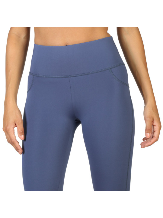 Helle blaue Leggings mit Taschen