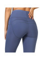 Blaue Bodyboo Leggings mit Streifen