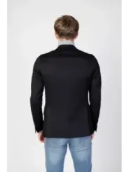 Schwarze Herren Sakkos Jacke