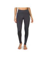 Graue Leggings, hoher Bund, sportlich
