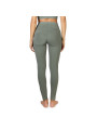 Grüne Yoga-Leggings mit hohem Bund