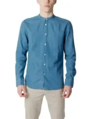 Peuterey 469516 Denimhemd klassischer Stil