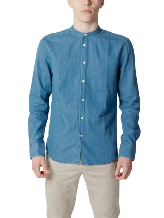 Peuterey 469516 Denimhemd klassischer Stil