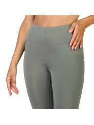 Khaki grüne Damen Leggings mit Tasche