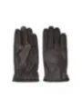 Dunkle Lederhandschuhe von Only & Sons