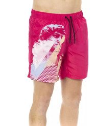 Swimwear Fuchsia Swim Shorts with Side Print Detail 100,00 € 8050593835345 | Planet-Deluxe