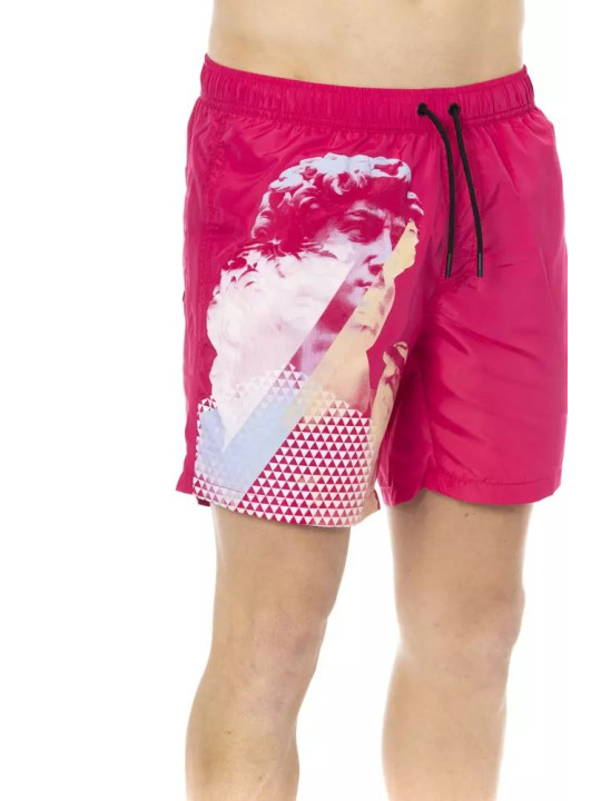 Swimwear Fuchsia Swim Shorts with Side Print Detail 100,00 € 8050593835345 | Planet-Deluxe