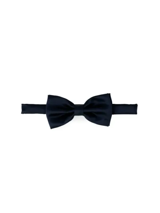 Schwarze Seidenfliege eleganter Herrenstil