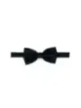 Schwarze Seidenfliege eleganter Herrenstil