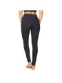 Schwarze Leggings, sportlicher Rückenausschnitt