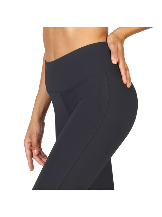 Nahtlose Leggings, bequemer Taillenbund, grau