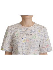 Tops & T-Shirts Algebra Print Round Neck Cotton Tee 690,00 € 8059579943708 | Planet-Deluxe