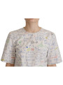 Tops & T-Shirts Algebra Print Round Neck Cotton Tee 690,00 € 8059579943708 | Planet-Deluxe