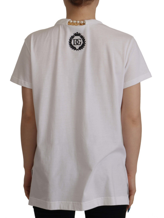 Tops & T-Shirts Stunning V-Neckline Logo Embellished Tee 1.380,00 € 8058301880939 | Planet-Deluxe