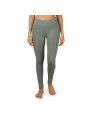 Khaki grüne Leggings, hoher Bund