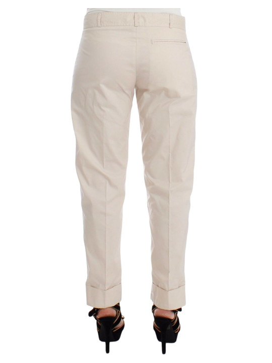 Jeans & Pants Chic Beige Chino Pants - Elegance Redefined 180,00 € 8050246185971 | Planet-Deluxe