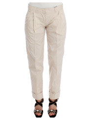 Jeans & Pants Chic Beige Chino Pants - Elegance Redefined 180,00 € 8050246185971 | Planet-Deluxe
