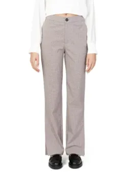 Beige gerades Bein Hose Damen
