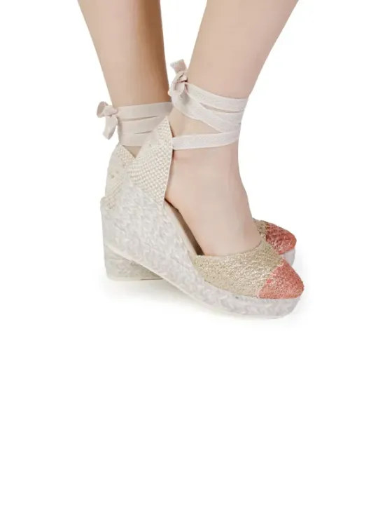 "Espadrilles Keilsandaletten im Sale | Espadrilles - Espadrilles Zeppe Donna online kaufen"|Planet-Deluxe