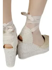 "Espadrilles Keilsandaletten im Sale | Espadrilles - Espadrilles Zeppe Donna online kaufen"|Planet-Deluxe