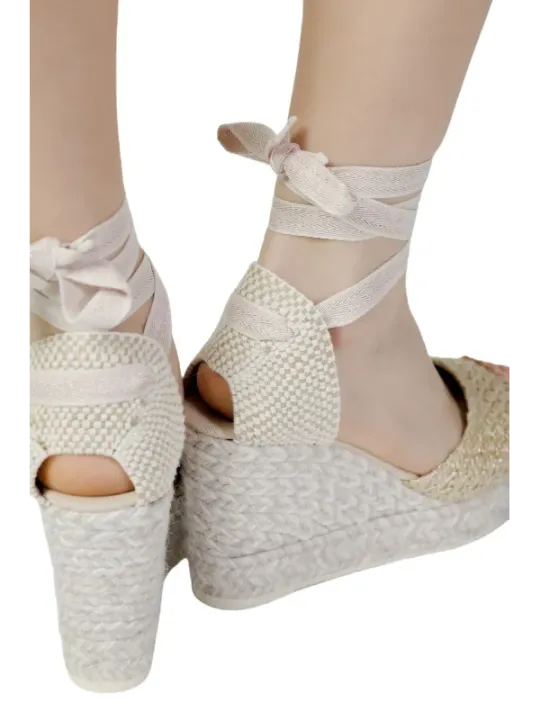 "Espadrilles Keilsandaletten im Sale | Espadrilles - Espadrilles Zeppe Donna online kaufen"|Planet-Deluxe