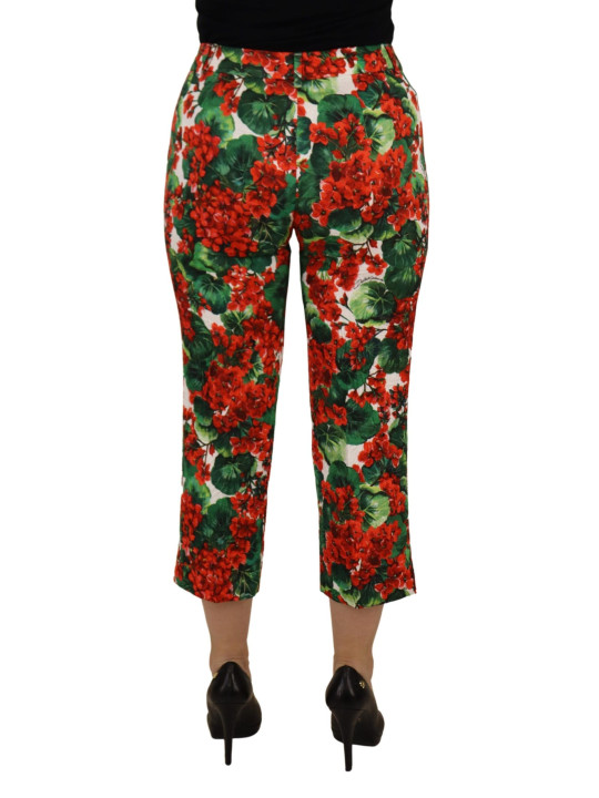 Jeans & Pants Chic Cropped Mid Waist Pants - Multicolor 1.010,00 € 8058301881165 | Planet-Deluxe