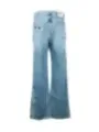 Helle Jeans mit Herzdetails