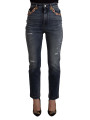 Jeans & Pants High Waist Skinny Designer Jeans in Blue 1.360,00 € 8054802352821 | Planet-Deluxe