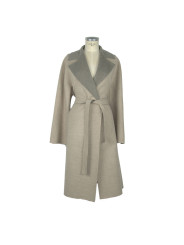 Jackets & Coats Elegant Italian Virgin Wool Coat 1.490,00 € 2000000017419 | Planet-Deluxe
