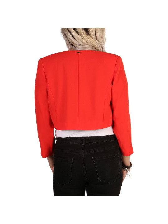 Rote Guess Cropped Blazer Jacke
