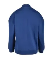 Weißer Moschino Logo-Half-Zip-Pullover